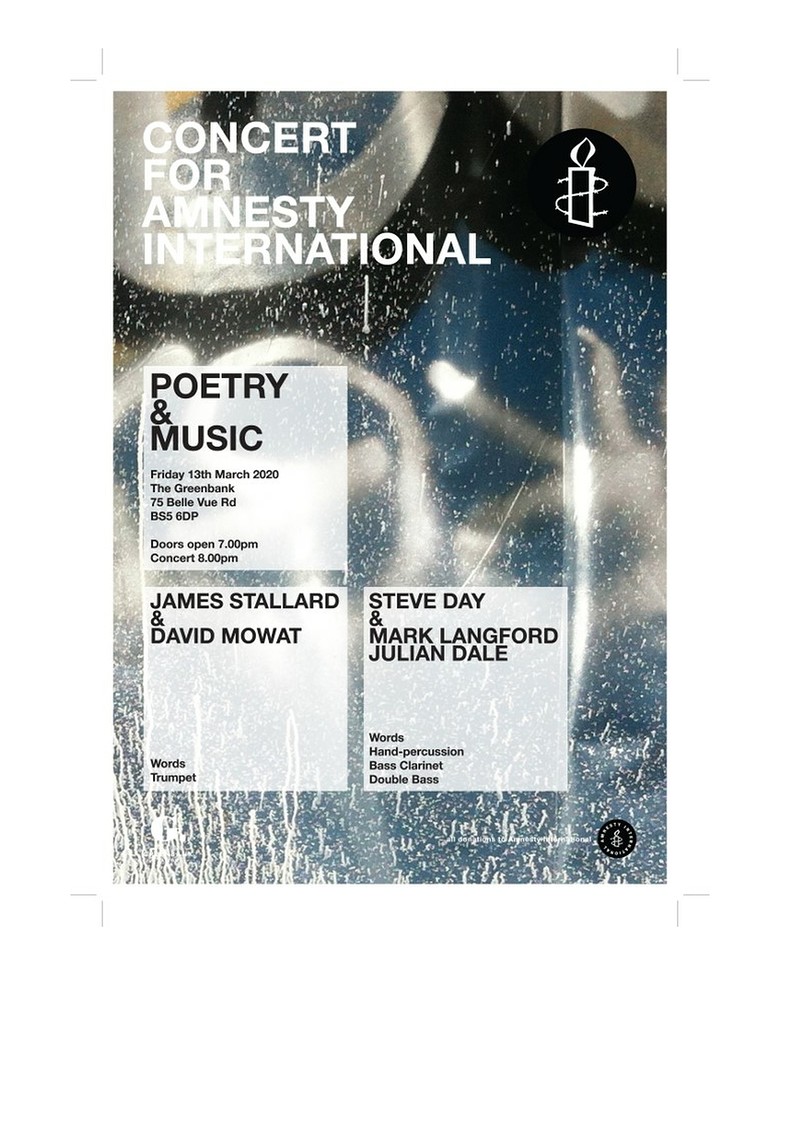 Amnesty - Poetry & Music at Greenbank Pub