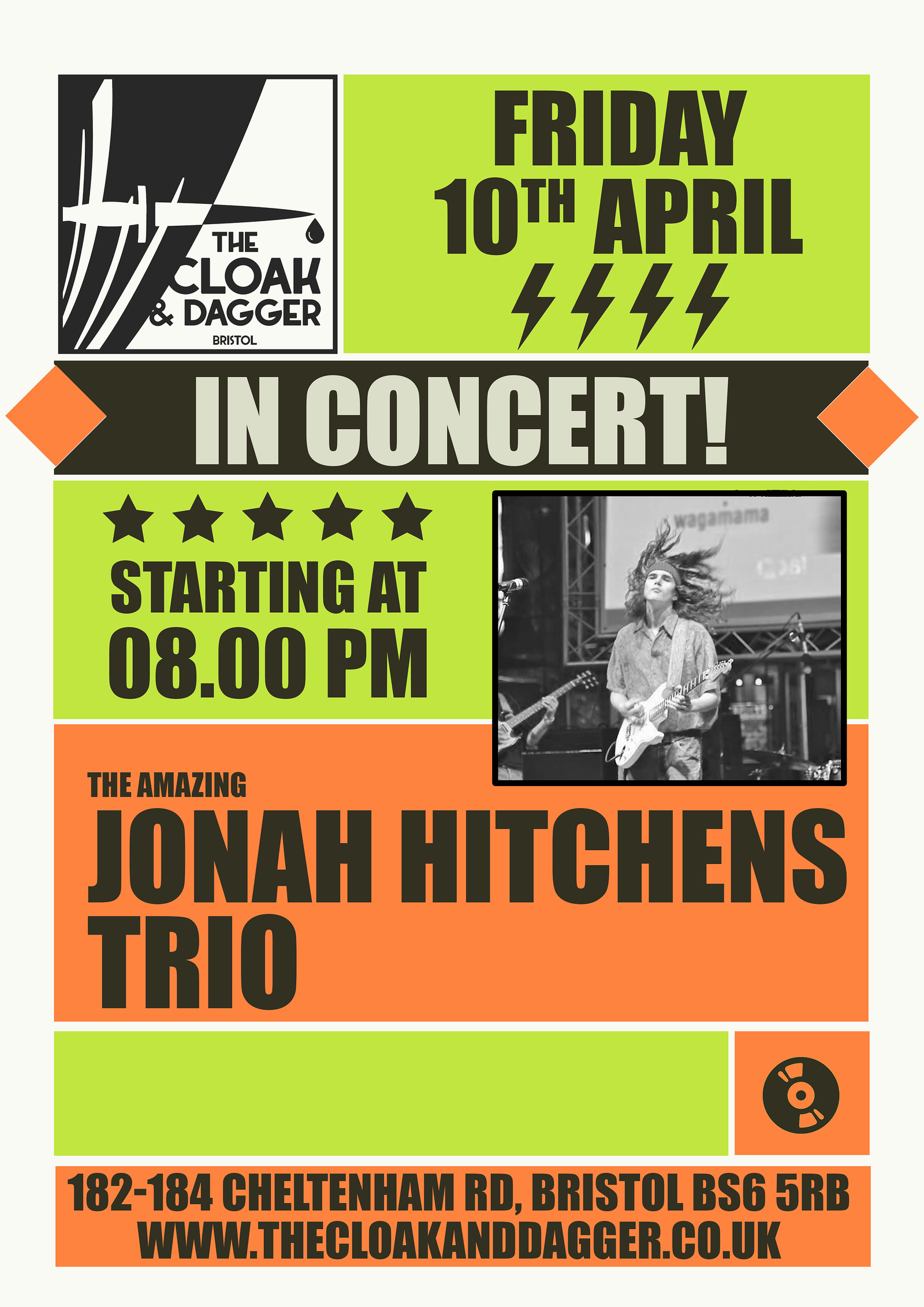 Jonah Hitchens Trio at The Cloak and Dagger