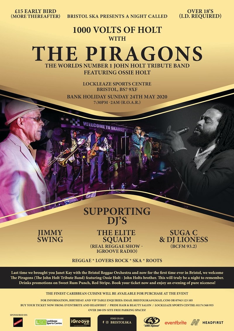 The Piragons - John Holt Tribute at Lockleaze Sports Centre