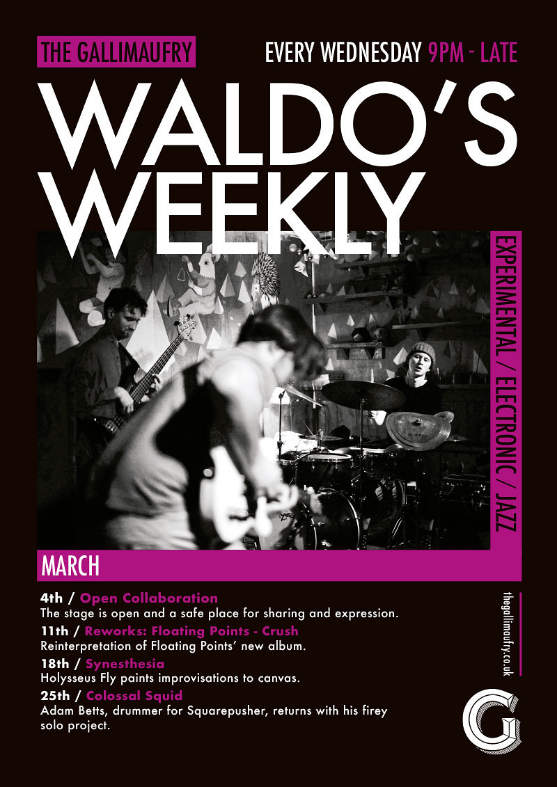Waldo's Weekly w/ Colossal Squid at The Gallimaufry