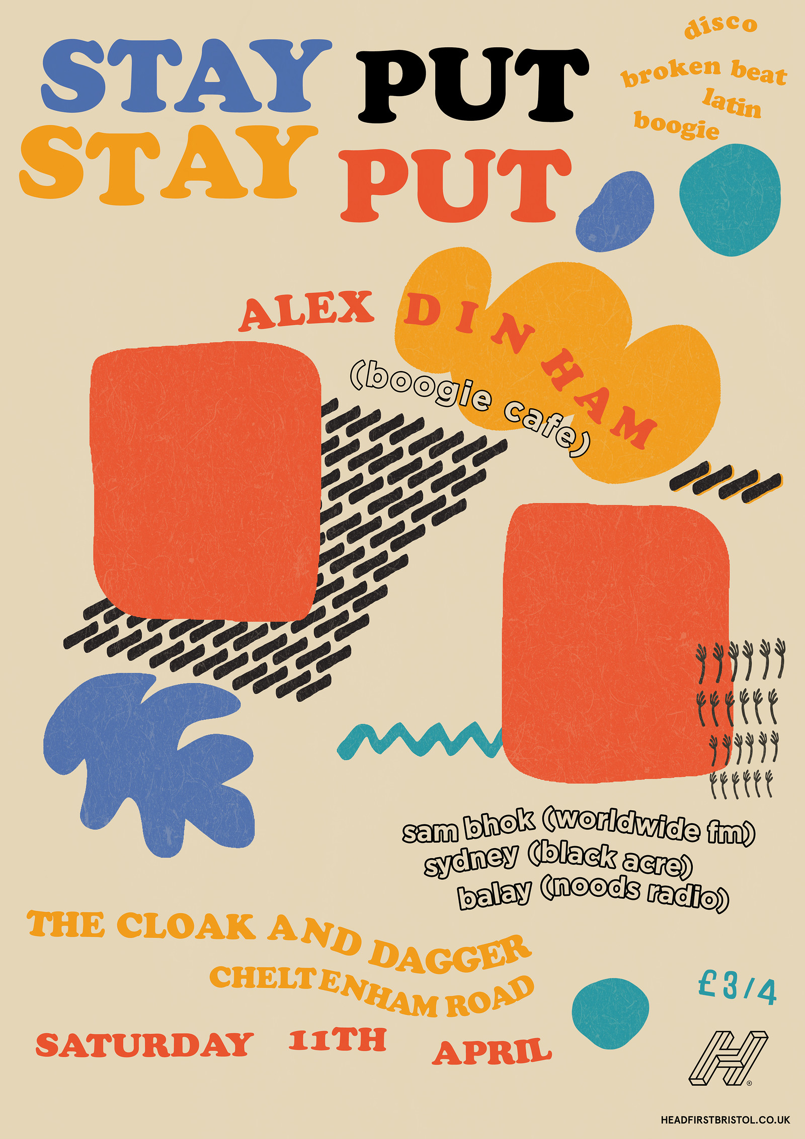 Stay Put w/ Alex Dinham at The Cloak and Dagger