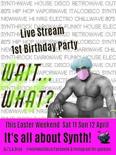 Wait...What ? 1st Birthday Party Fundraiser at Live Stream Facebook & You Tube