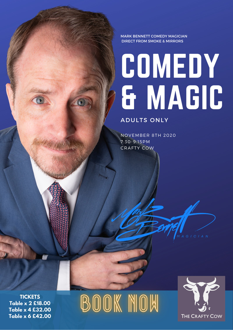 The Stand Up Magician - Comedy & Magic Show at Crafty Cow, Gloucester Road