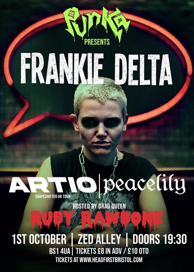 FRANKIE DELTA / ARTIO / PEACELILY at Zed Alley
