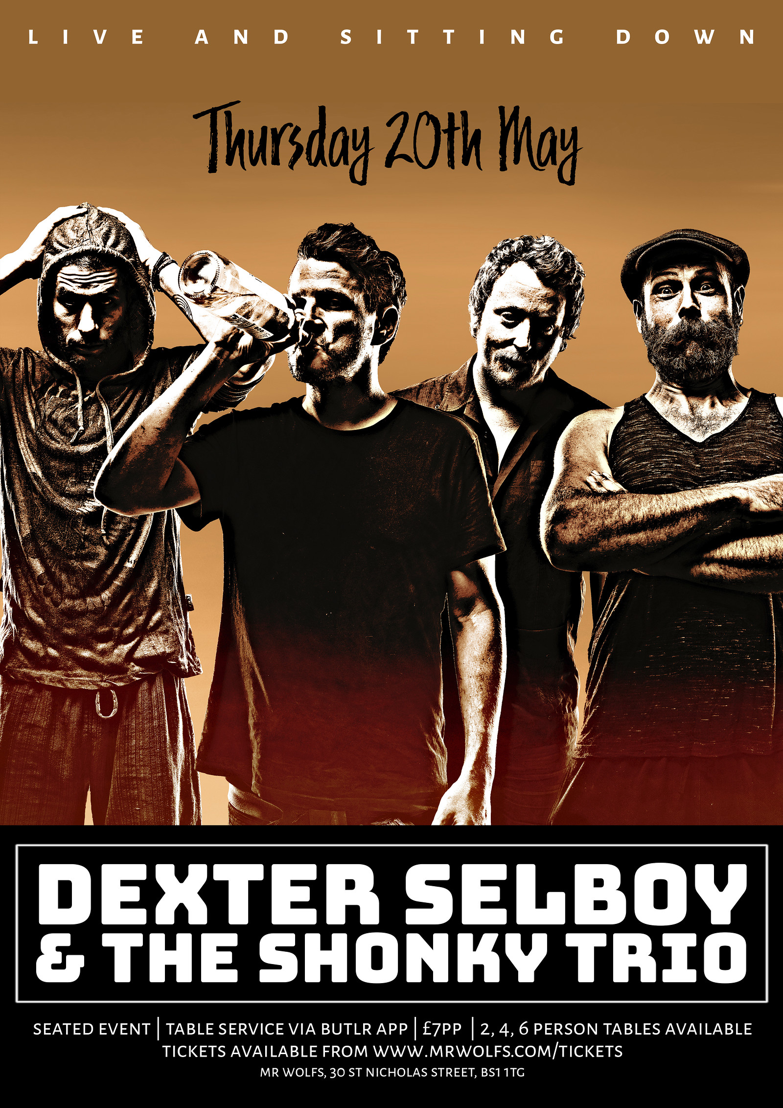 Dexter Selboy & The Shonky Trio at Mr Wolfs