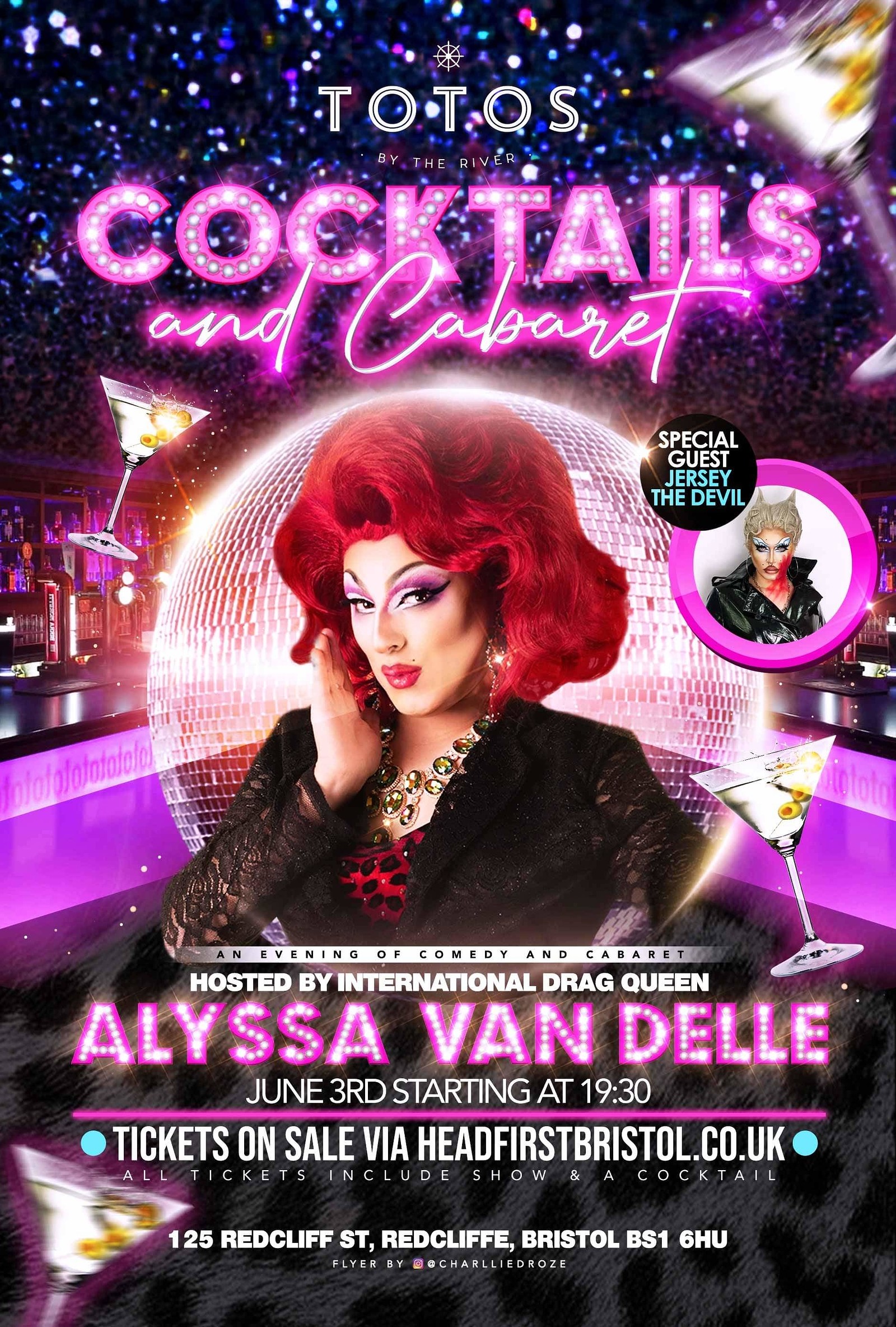 Cocktails & cabaret with Alyssa Van Delle at Cocktails & cabaret!