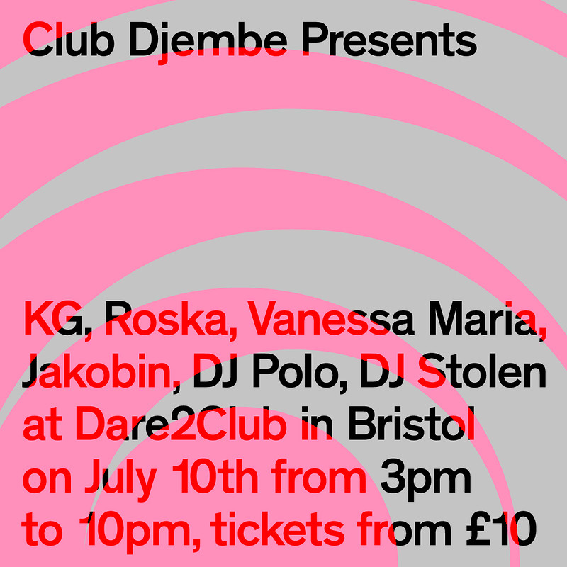 *POSTPONED* Club Djembe Presents: KG, Roska at Dare to Club