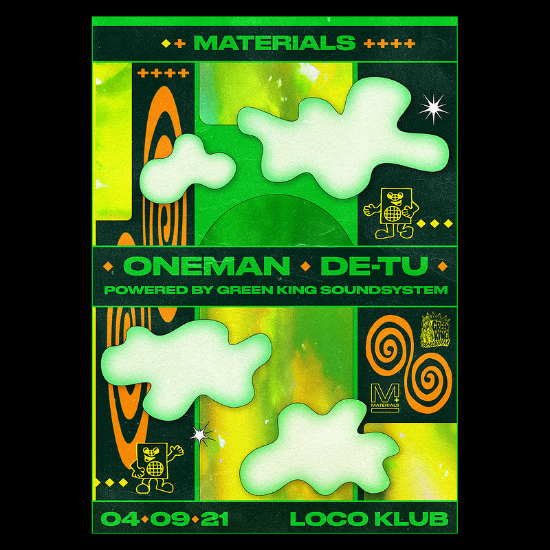 Materials: Oneman + DE-TU at Dare to Club