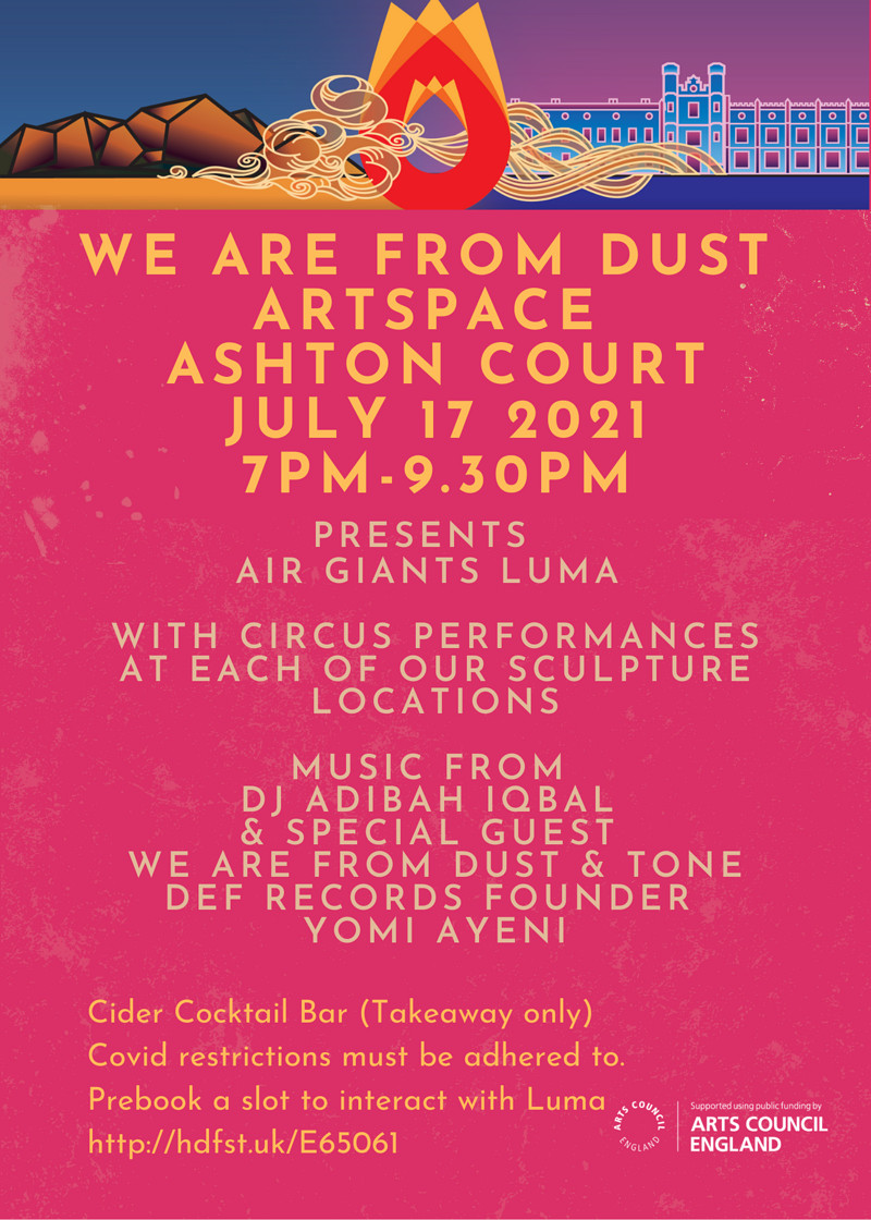 We are from Dust Artspace Ashton Court at Ashton Court