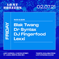 Blak Twang, Dr Syntax, DJ Fingerfood & Lexxi in Bristol