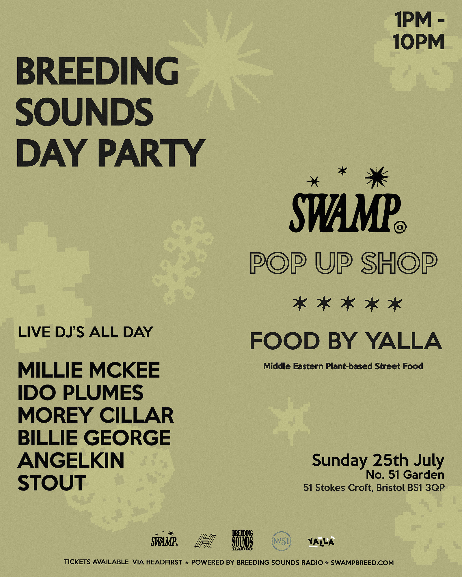 Breeding Sounds Day Party / Swamp Breed Pop Up at No. 51s