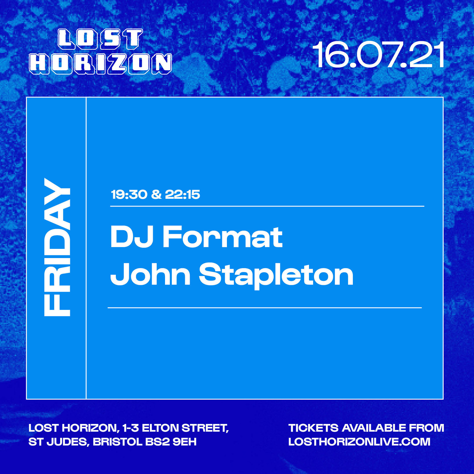 DJ Format, John Stapleton at Lost Horizon