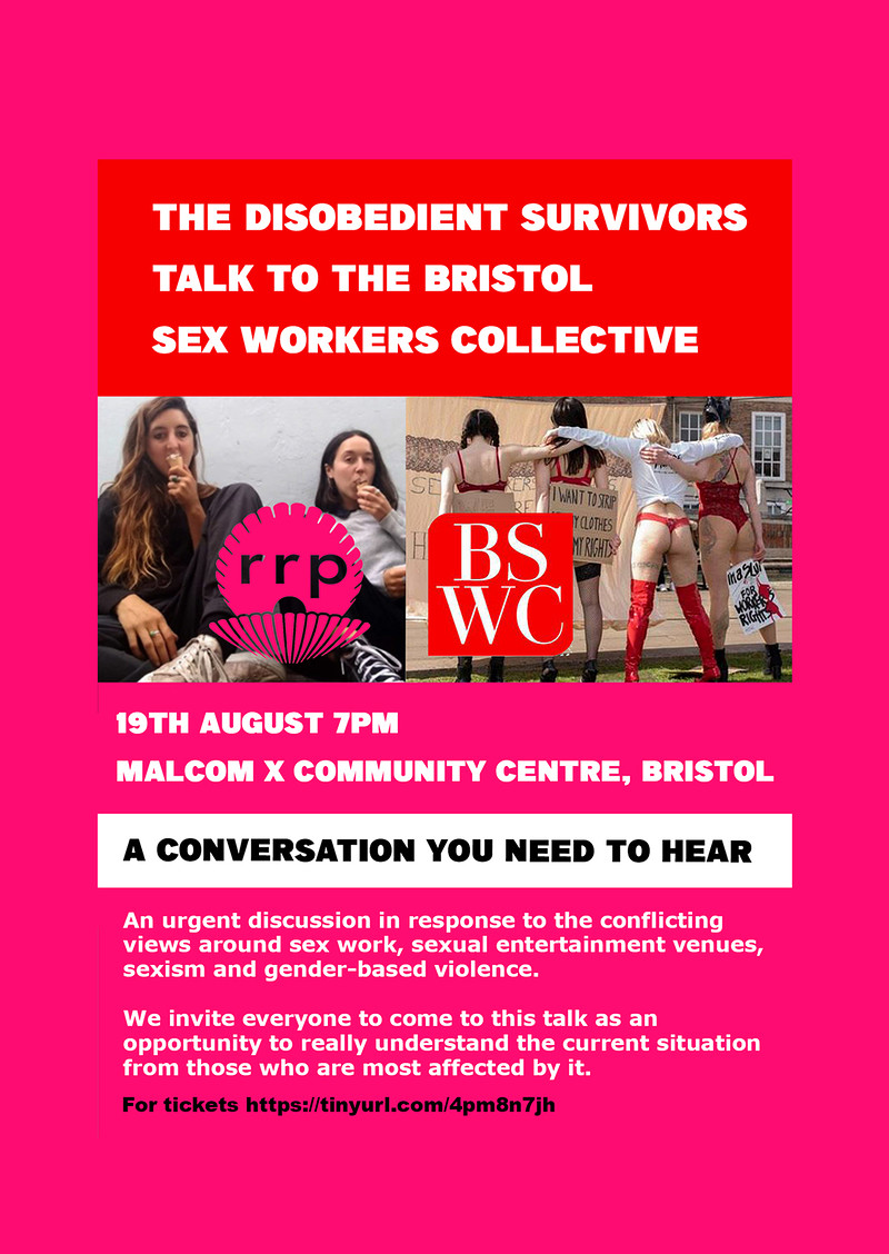 Discussion with Bristol Sex Workers Collective at Malcom X Community Centre