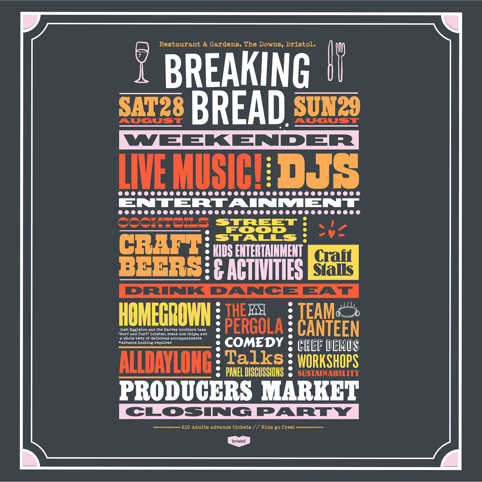 Breaking Bread Closing Weekender Sat 28th & Sun 29 at Breaking Bread