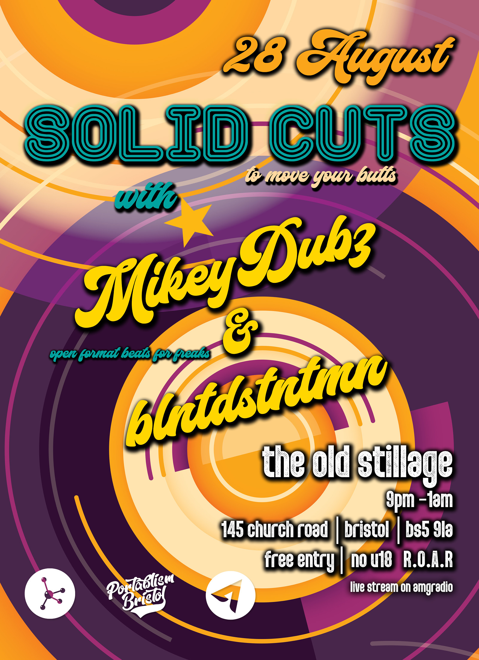 Solid Cuts w/ MikeyDubz & blntdstntmn at The Old Stillage