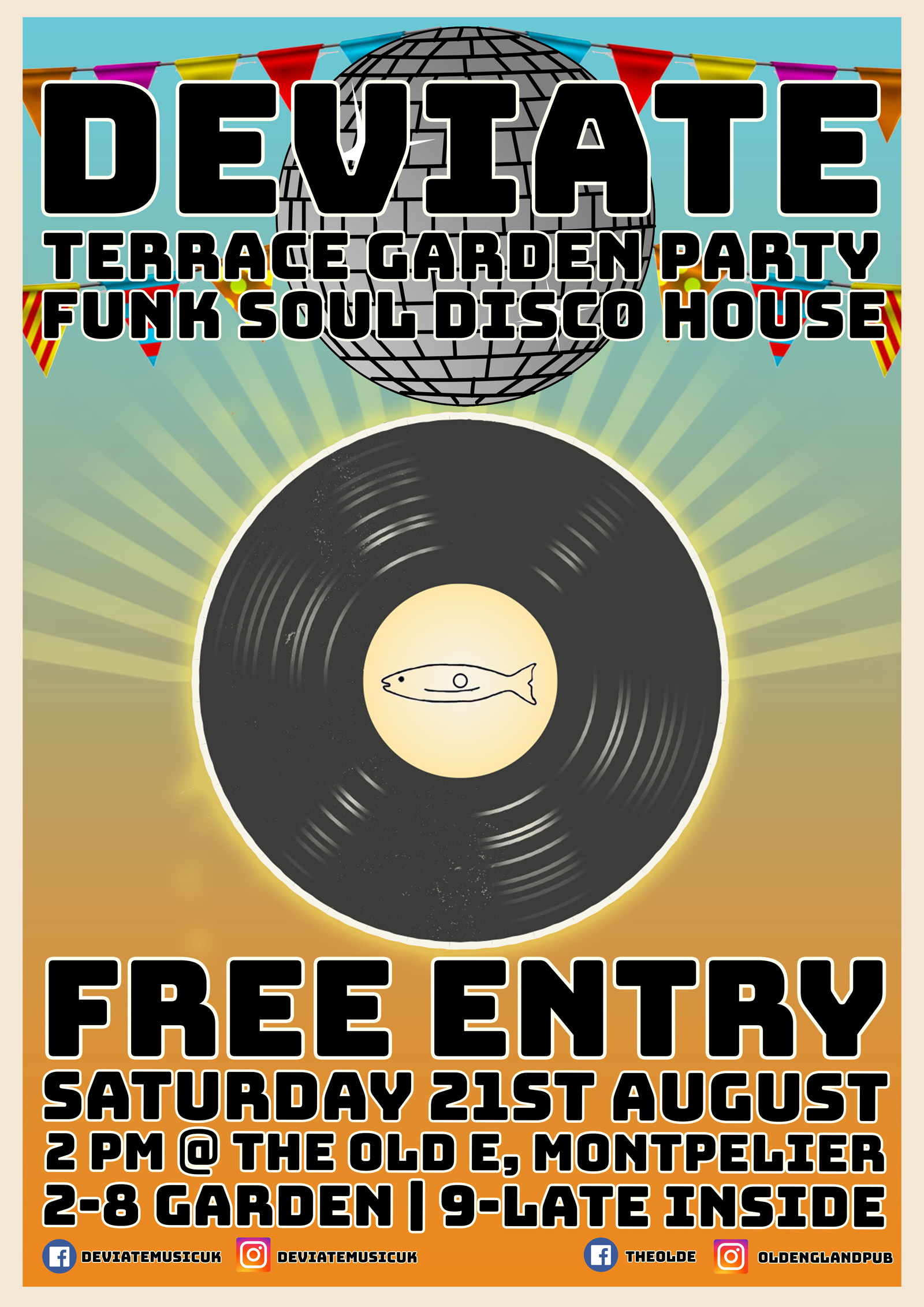 Deviate Terrace Garden Party at The Old England Pub
