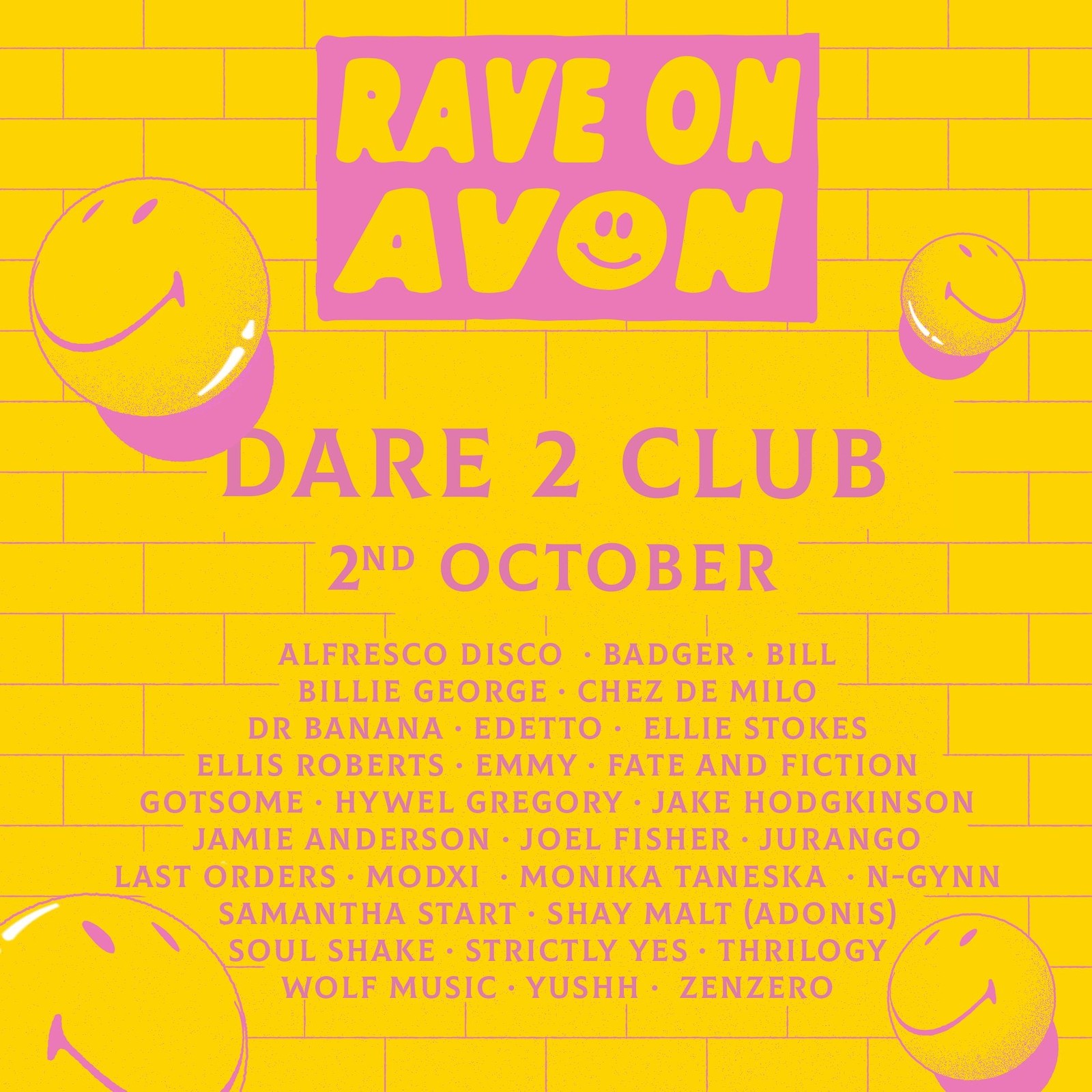 Rave on Avon Dare to Club tickets — £10.65 Dare to Club, Bristol