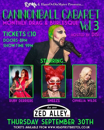 Cannonball Cabaret Vol 3 at Zed Alley