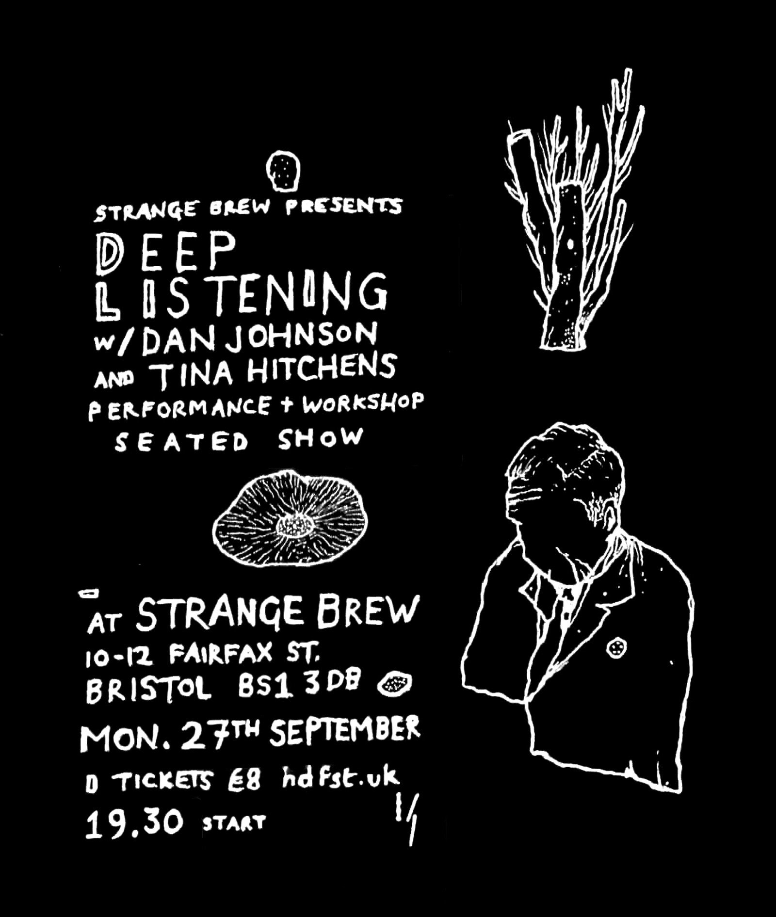 Deep Listening with Dan Johnson & Tina Hitchens at Strange Brew