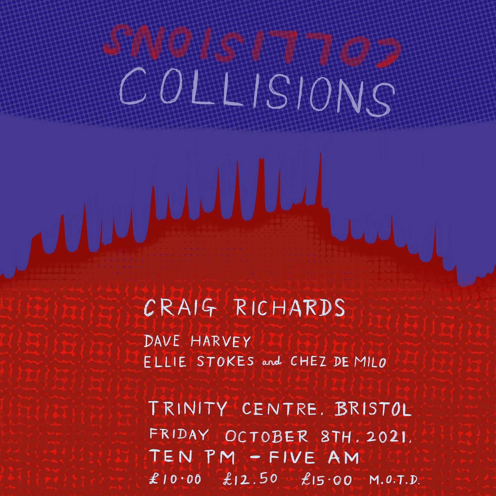 Collisions 001: Craig Richards, Dave Harvey & more at The Trinity Centre