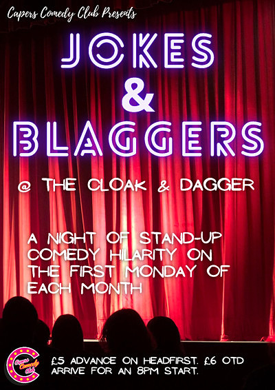 Capers Comedy Club: Jokes and Blaggers at The Cloak and Dagger