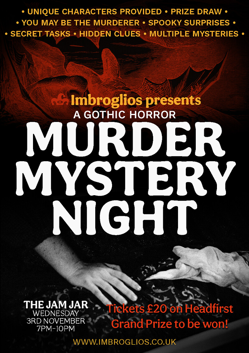 MURDER MYSTERY NIGHT: A Gothic Horror at Jam Jar