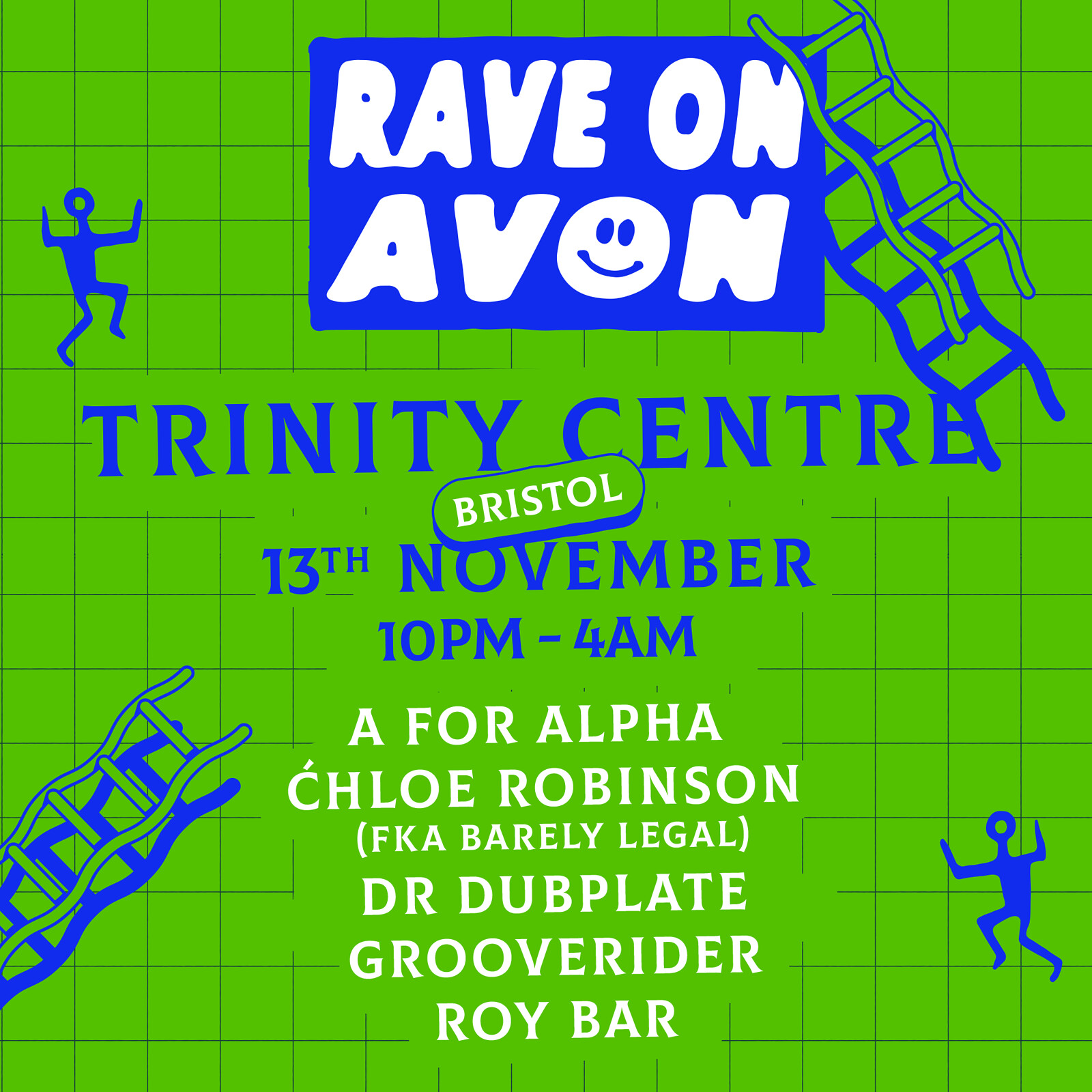 Rave on Avon tickets — £8.60 The Trinity Centre, Bristol