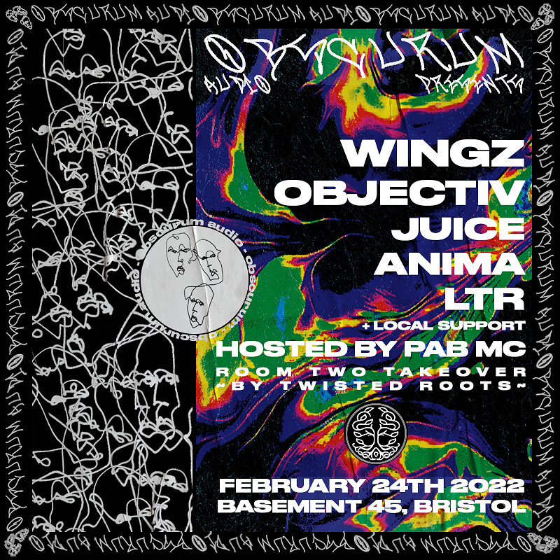 Wingz & Objectiv - Obscurum Audio Presents at Basement 45