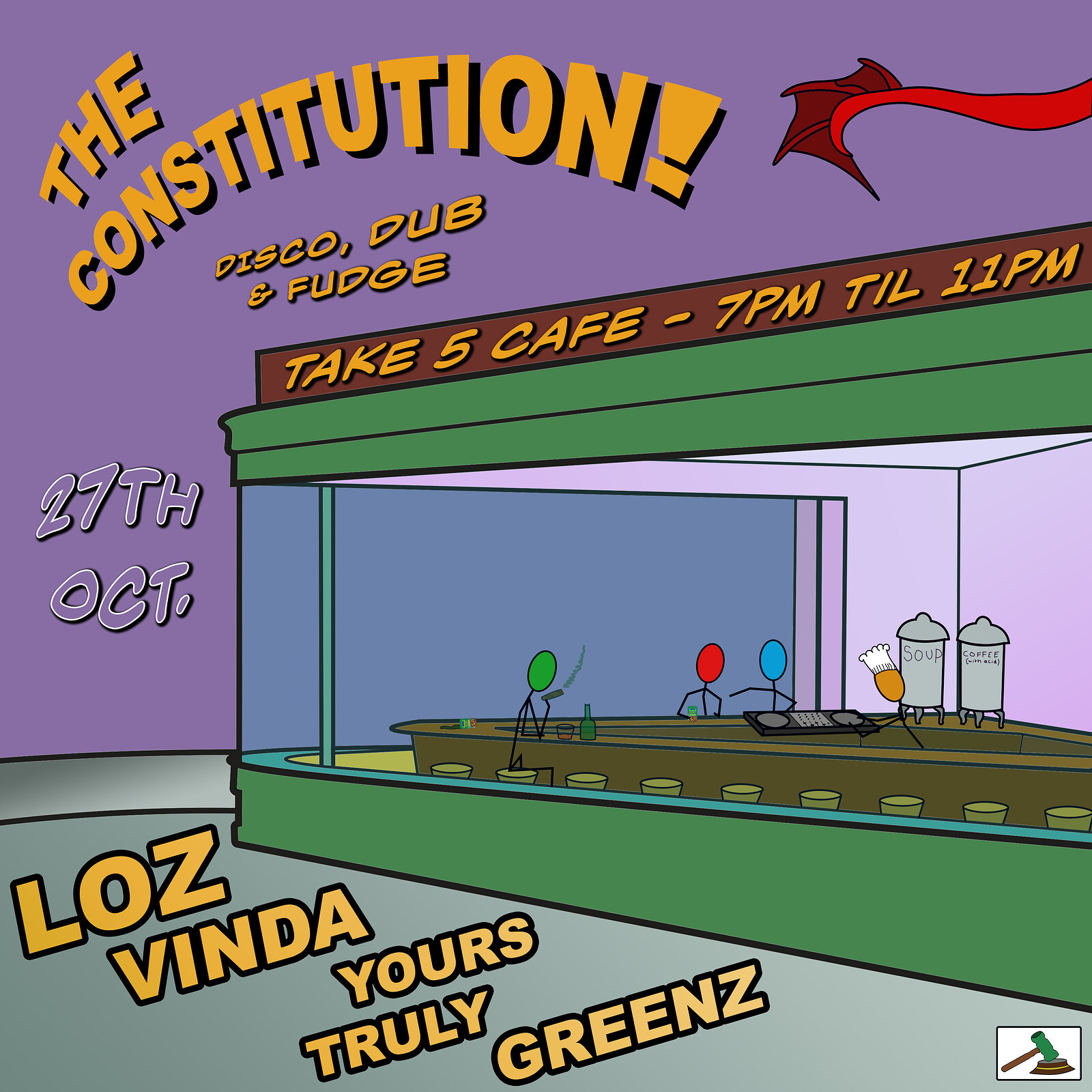 The Constitution: The 'Pre'-Quel at Take Five Cafe