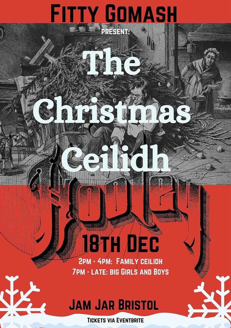 Blowin' a Hooley Christmas Ceilidh at Jam Jar