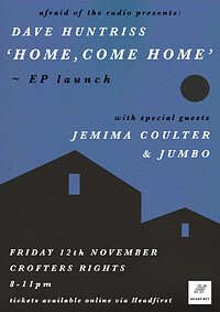 Dave Huntriss EP Launch w/ JUMBO + Jemima Coulter in Bristol
