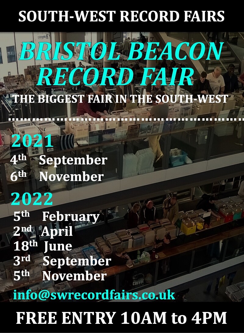 South West Record Fairs at Bristol Beacon Foyer