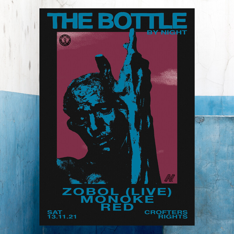 The Bottle by night w/ Zobol , Monoke, RED at Crofters Rights