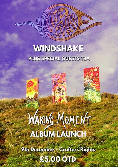 WINDSHAKE’S Album launch show at Crofters Rights