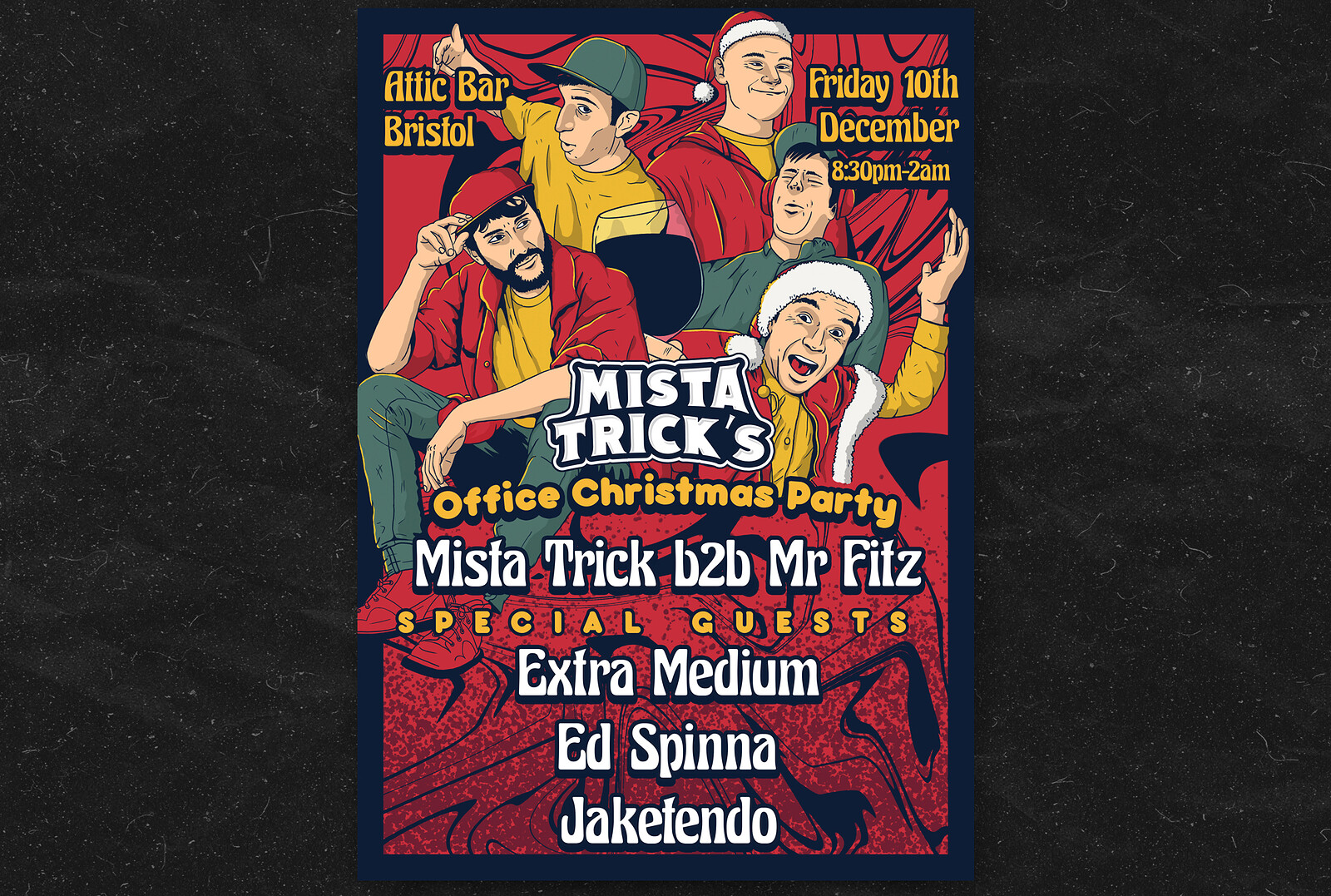 Mista Trick's Office Christmas Party at The Attic Bar