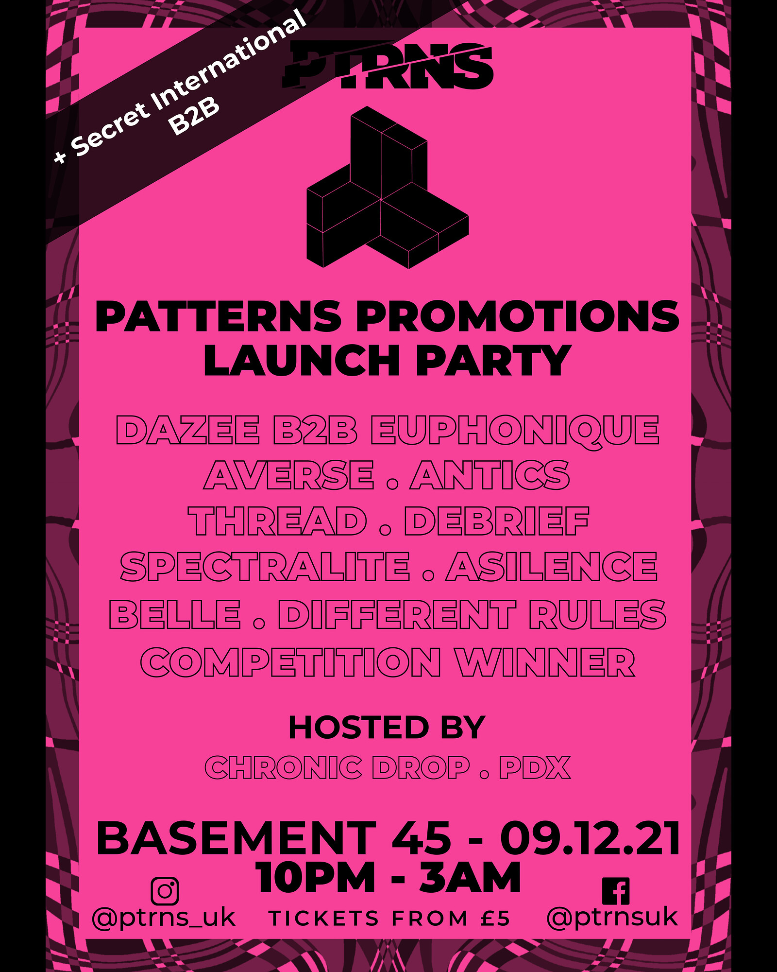 Patterns Promotions Launch Party at Basement 45