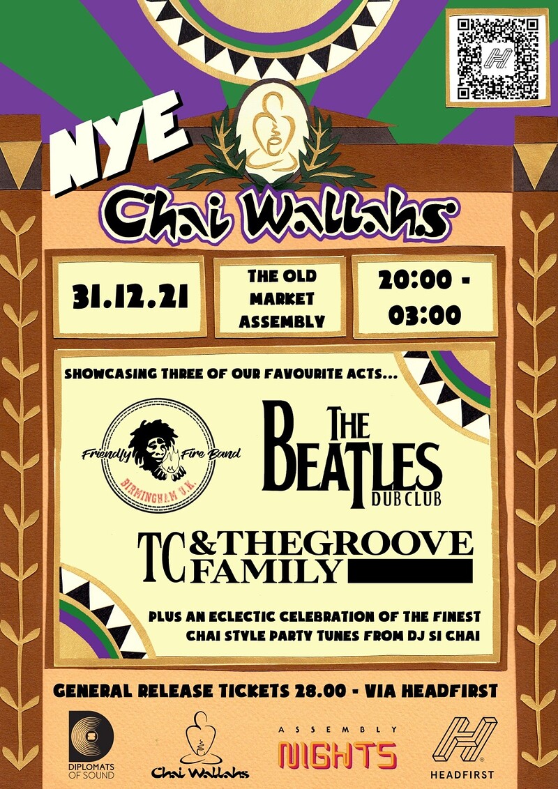 Chai Wallahs NYE Party - Eclectic Special at The Old Market Assembly