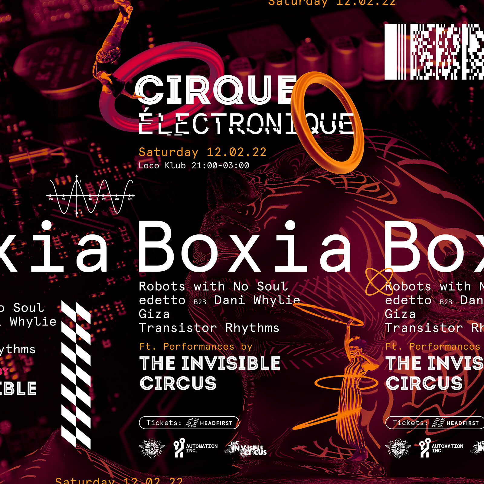 Cirque Électronique w/ Boxia at The Loco Klub