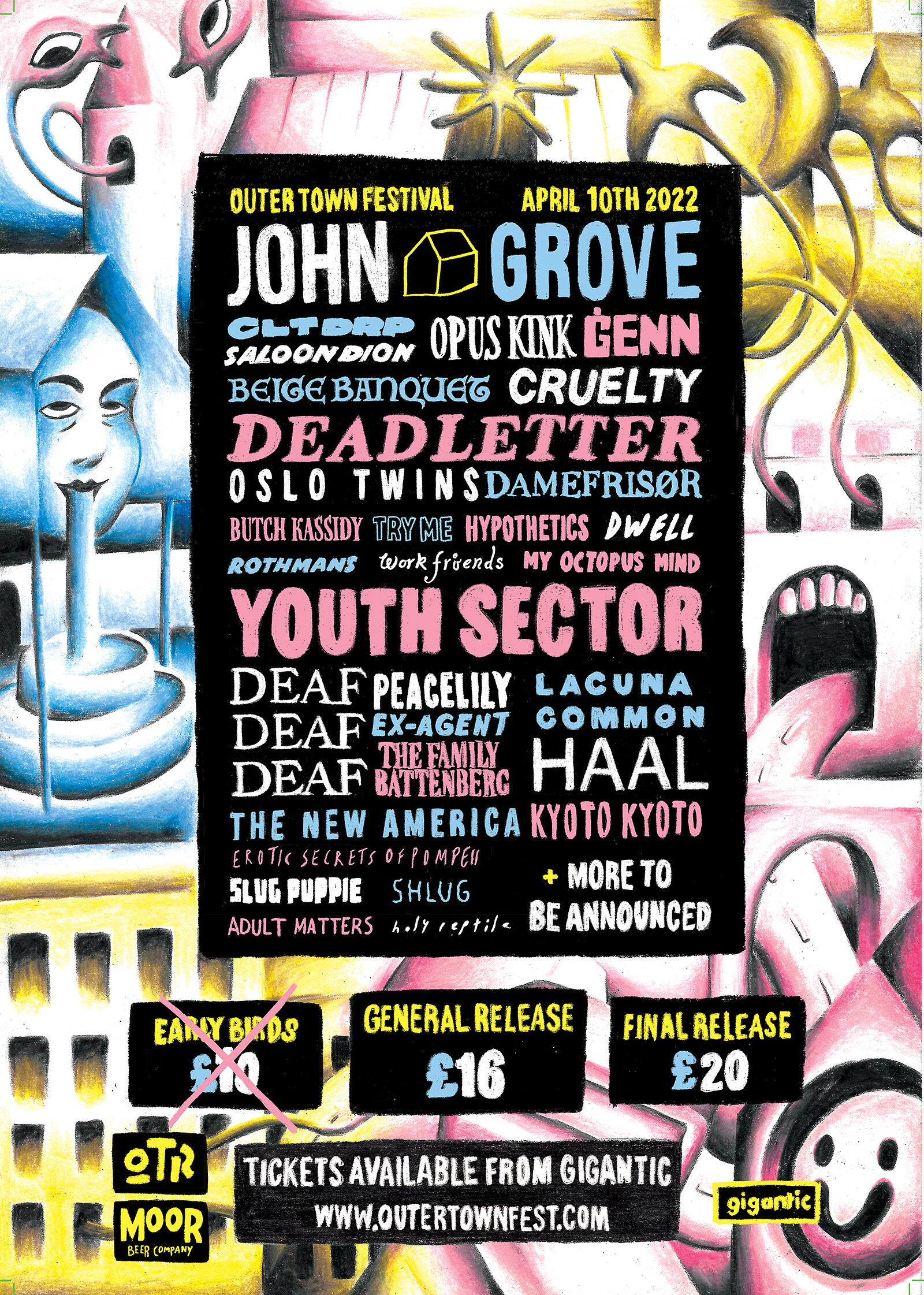 Outer Town Festival tickets — £17.05 | Various Venues, Bristol