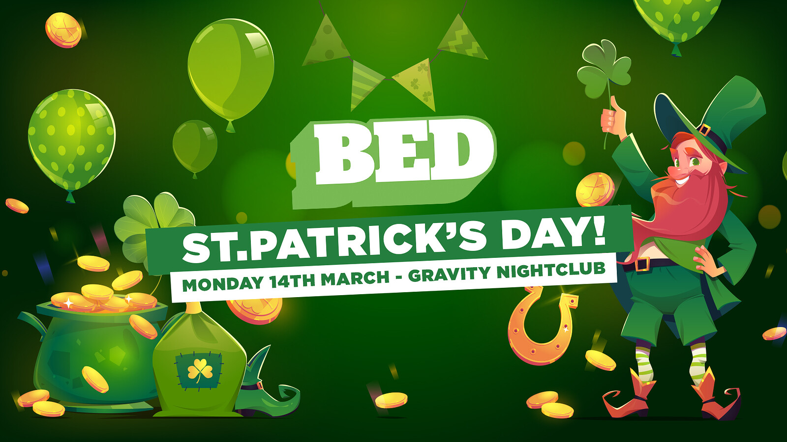 BED: St.Patrick's Day at Gravity