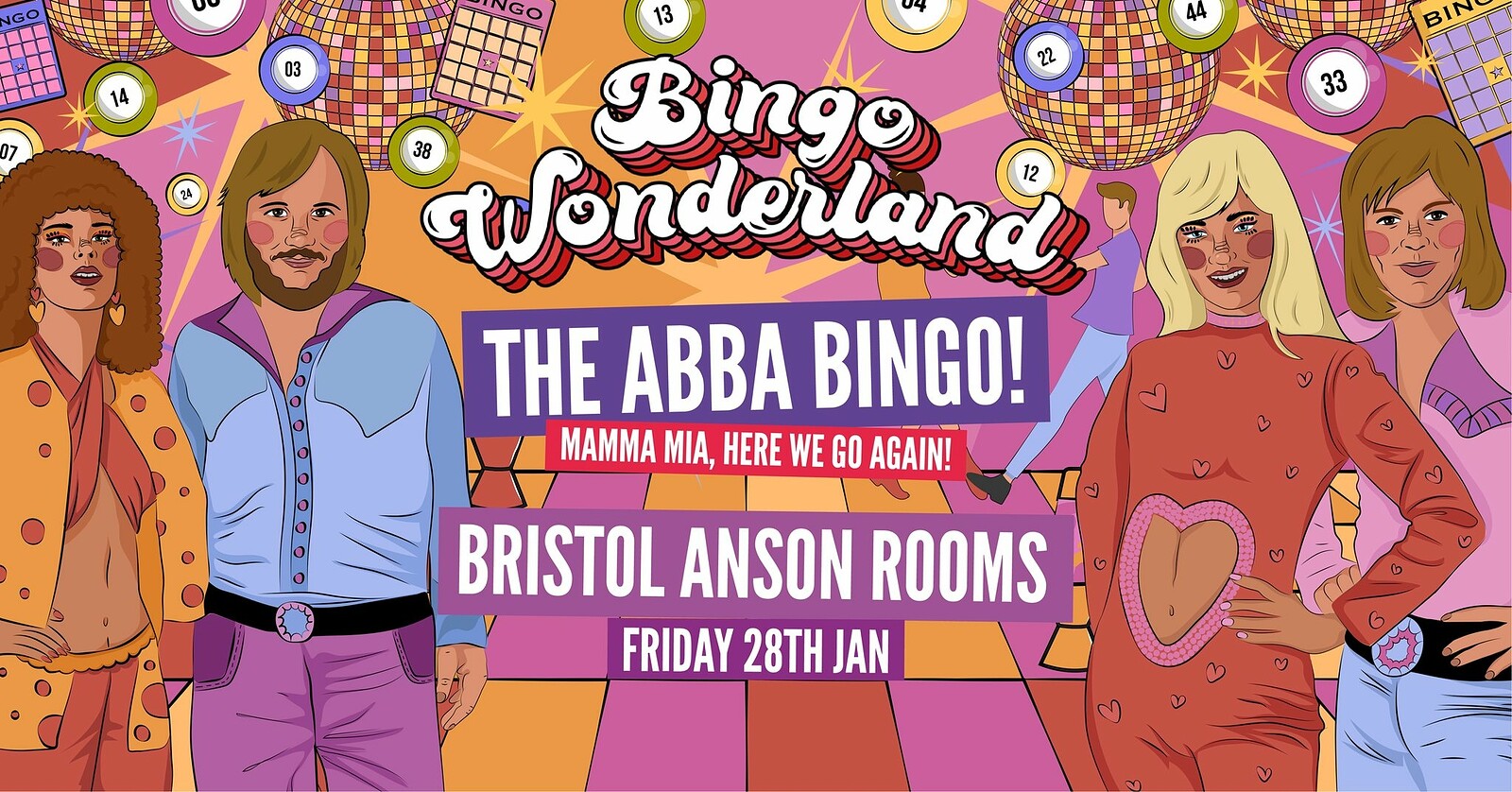 Bingo Wonderland Presents: The ABBA Bingo Special at Anson Rooms