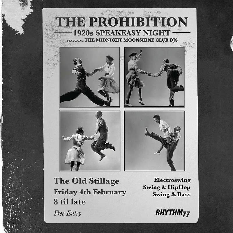 The Prohibition:  1920s Speakeasy Night in Bristol 2022