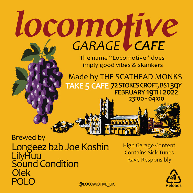 Locomotive Presents 'Garage Café' at Take Five Cafe