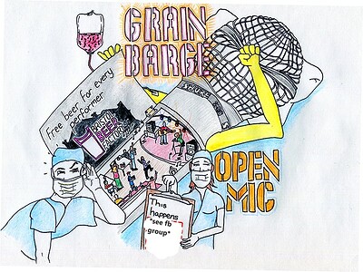 Open Mic at The Grain Barge