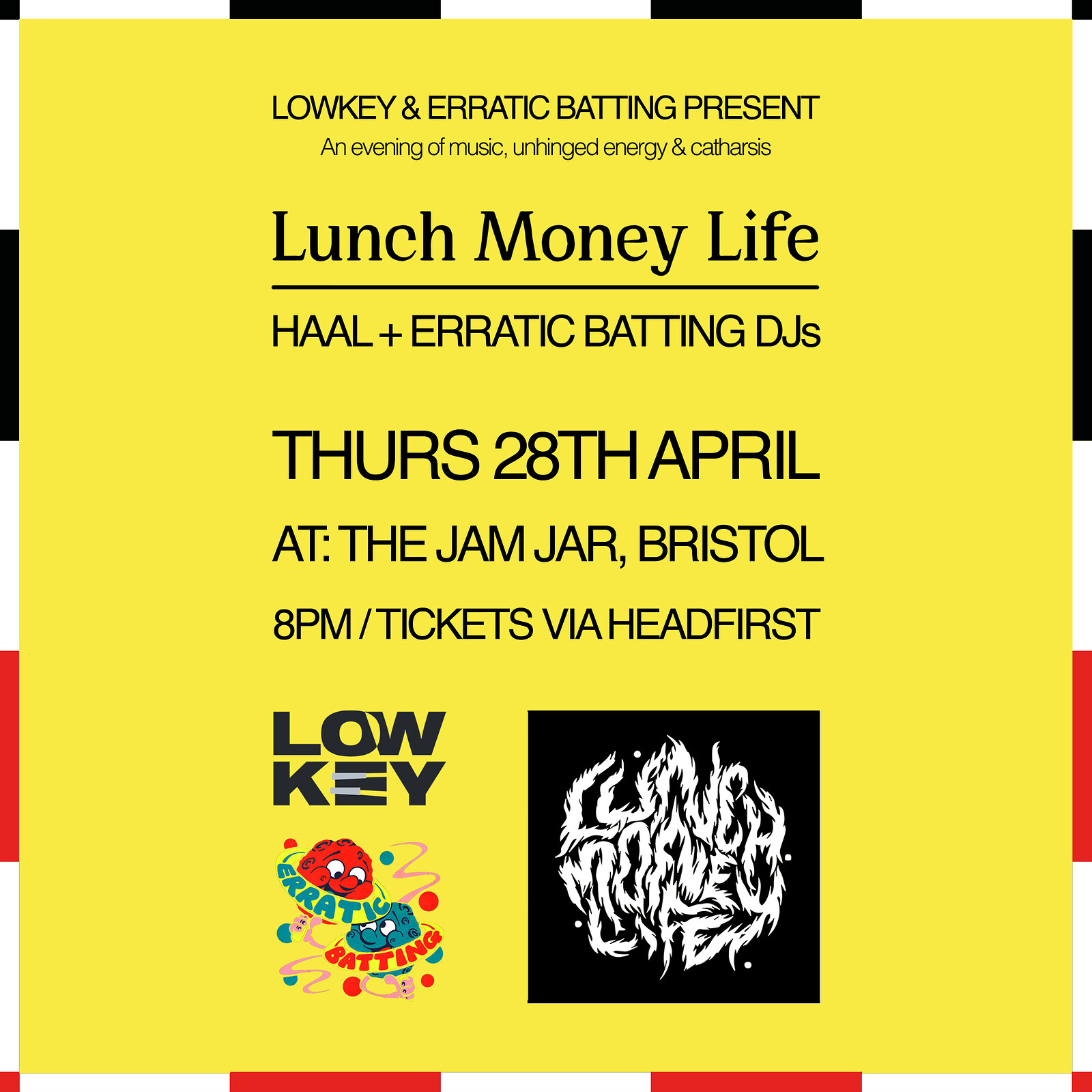 Lunch Money Life + HAAL at The Jam Jar