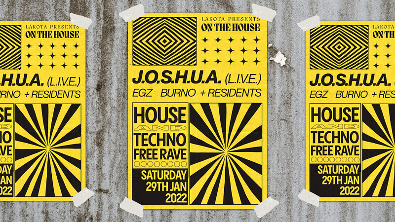 On The House - House and Techno FREE RAVE at Lakota