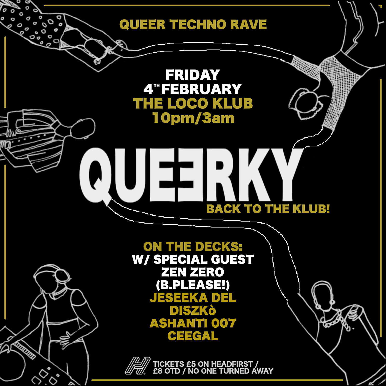 QUEERKY - Back to the Klub w/ Special Guest ZenZe at The Loco Klub