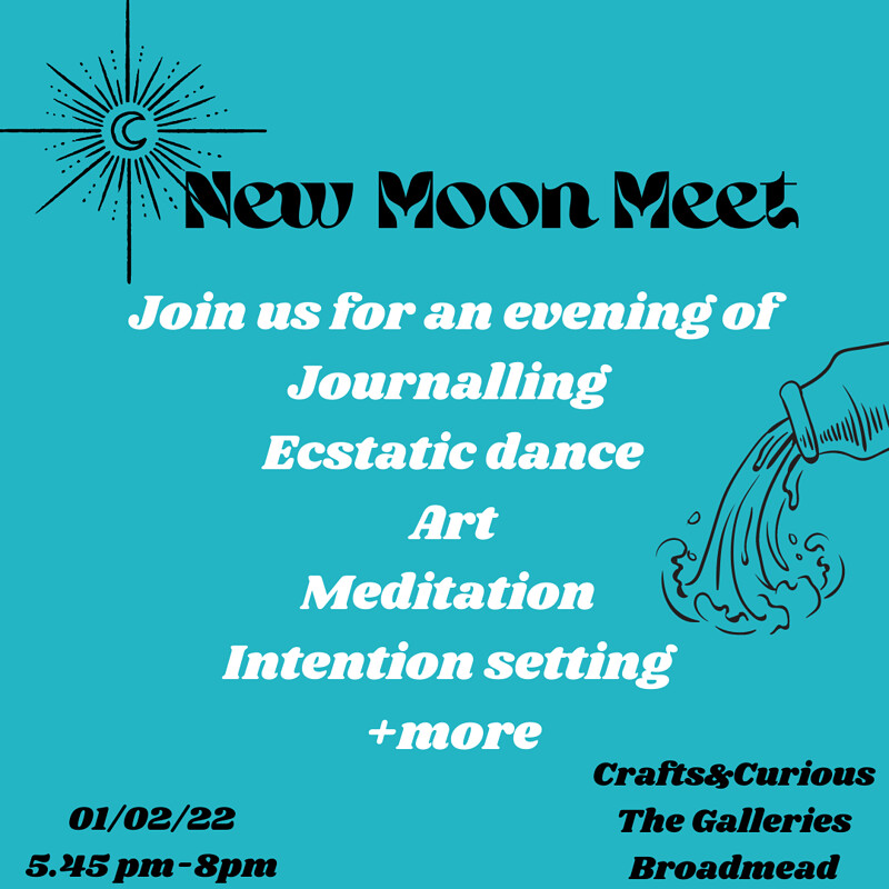 A New Way Of Being Presents: New Moon Meet <3 at Crafts&Curious, The Galleries
