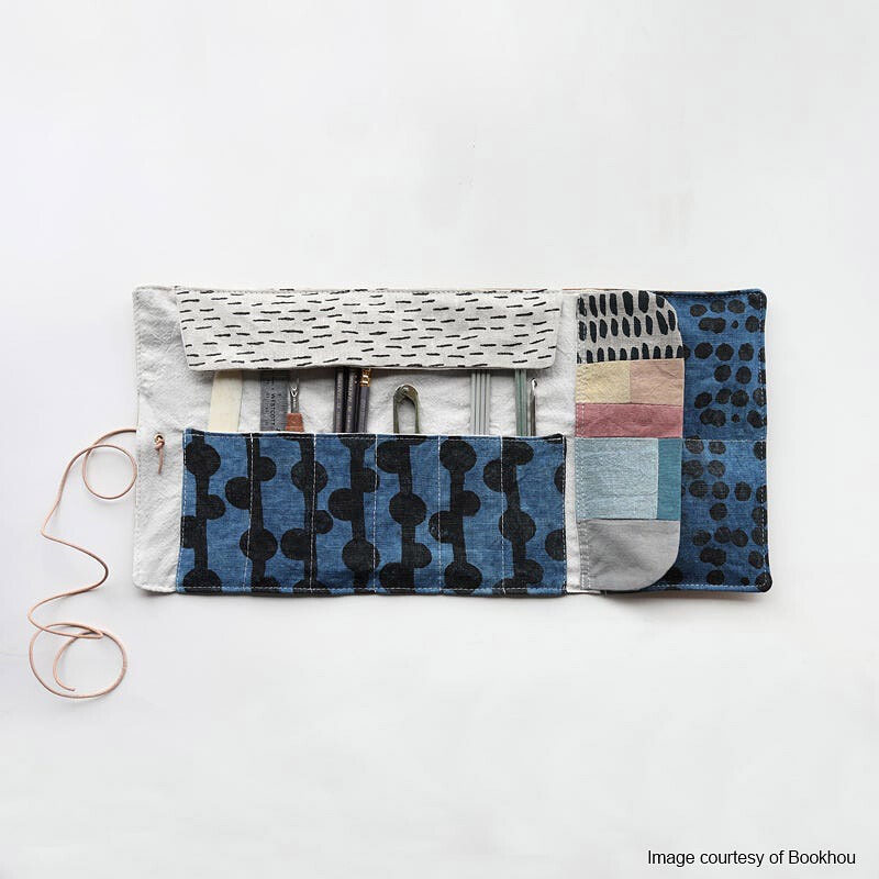 Make your own fabric tool roll bag at Prior Shop