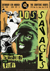 Los Savages + The Maisonettes + FLUFF in Bristol